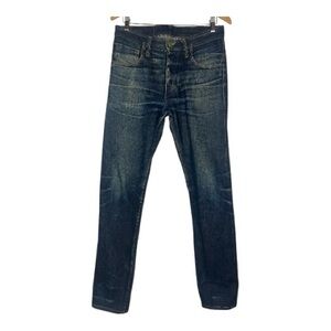 Left Field NYC Sz 32x33  Selvedge Jeans Dark Wash Button Fly